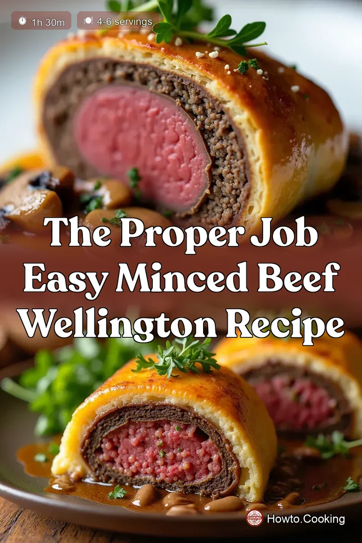 The Proper Job Easy Minced Beef Wellington Recipe