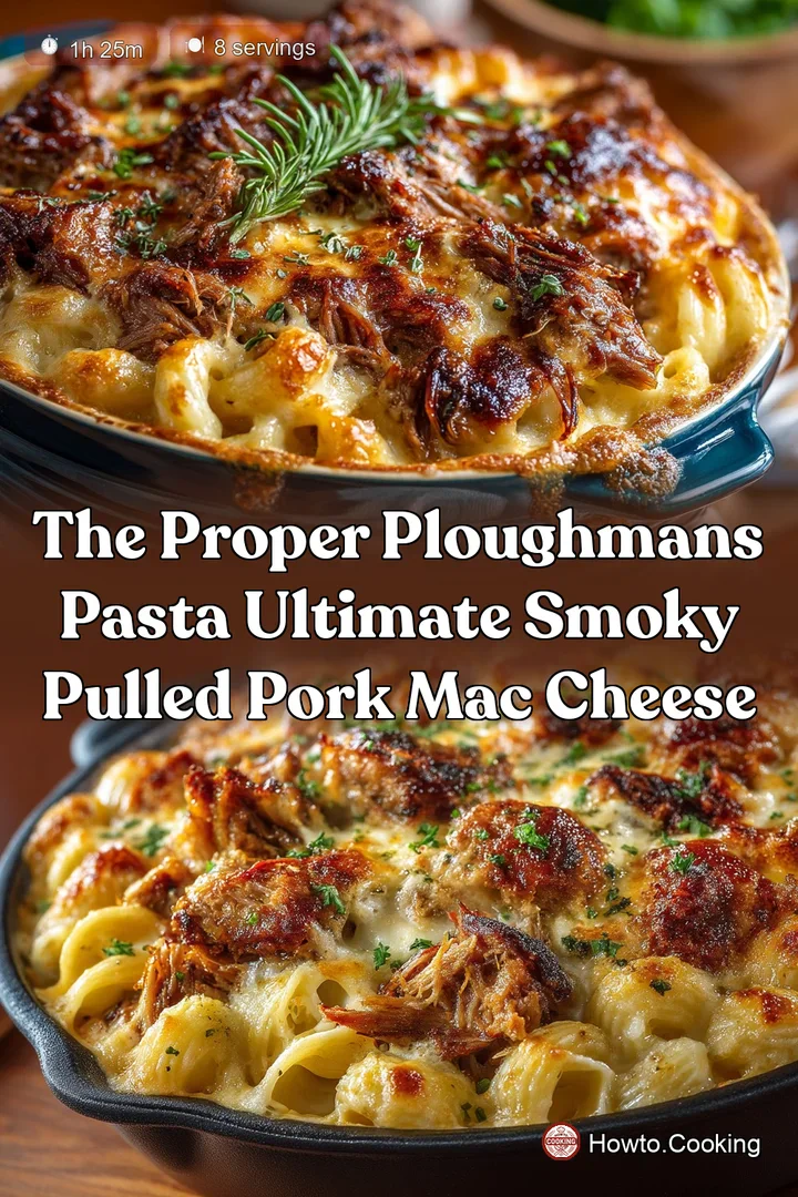 The Proper Ploughmans Pasta Ultimate Smoky Pulled Pork Mac Cheese