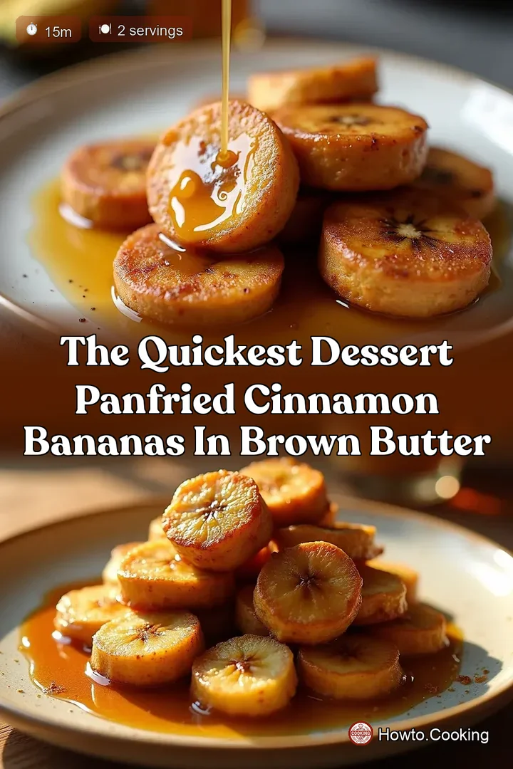 The Quickest Dessert PanFried Cinnamon Bananas in Brown Butter