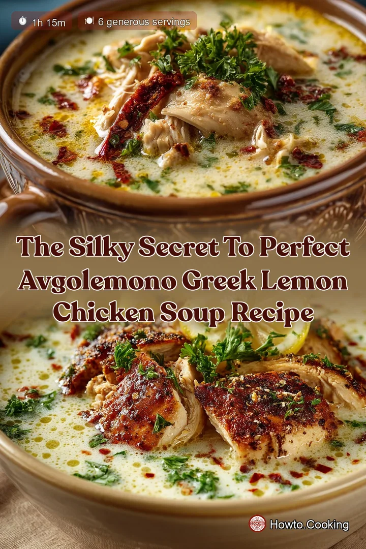 The Silky Secret to Perfect Avgolemono Greek Lemon Chicken Soup Recipe