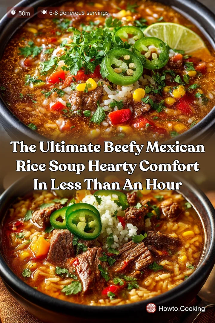 The Ultimate Beefy Mexican Rice Soup Hearty Comfort in Less Than an Hour