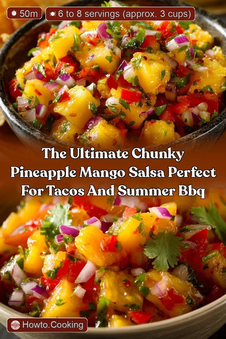 The Ultimate Chunky Pineapple Mango Salsa Perfect for Tacos and Summer BBQ