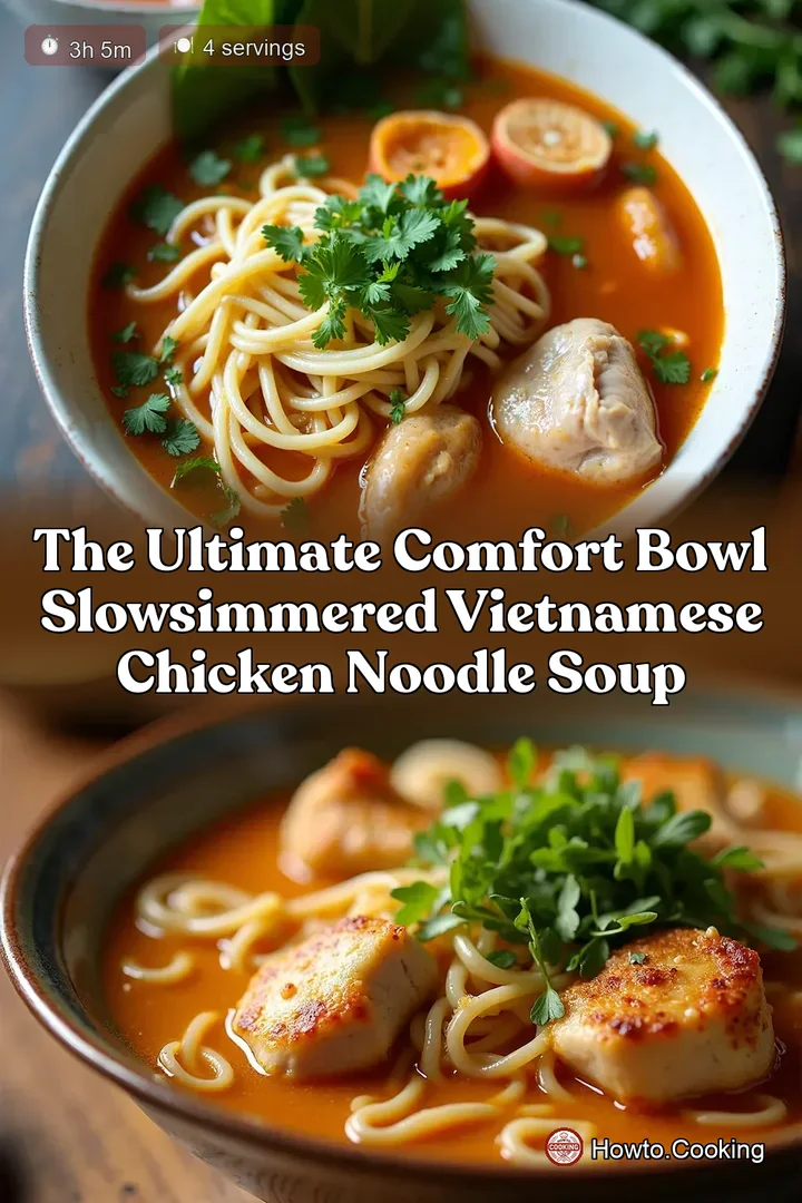 The Ultimate Comfort Bowl SlowSimmered Vietnamese Chicken Noodle Soup