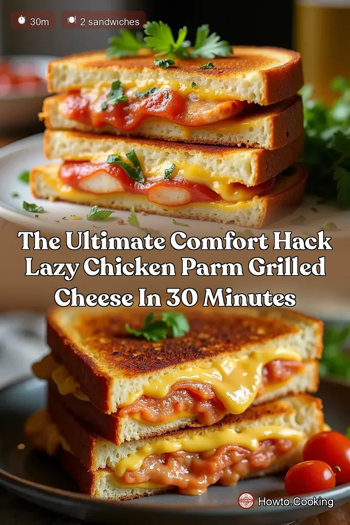 The Ultimate Comfort Hack Lazy Chicken Parm Grilled Cheese in 30 Minutes
