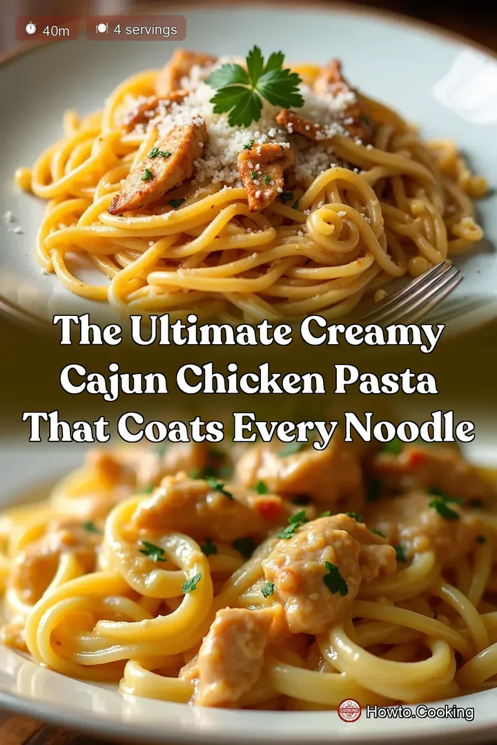 The Ultimate Creamy Cajun Chicken Pasta That Coats Every Noodle