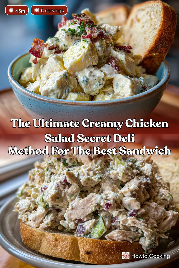 The Ultimate Creamy Chicken Salad Secret Deli Method for the Best Sandwich