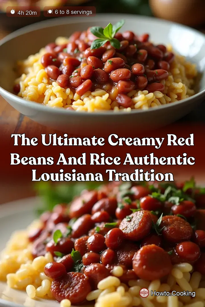 The Ultimate Creamy Red Beans and Rice Authentic Louisiana Tradition