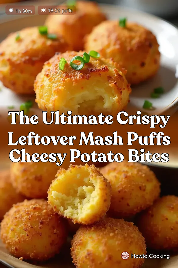 The Ultimate Crispy Leftover Mash Puffs Cheesy Potato Bites