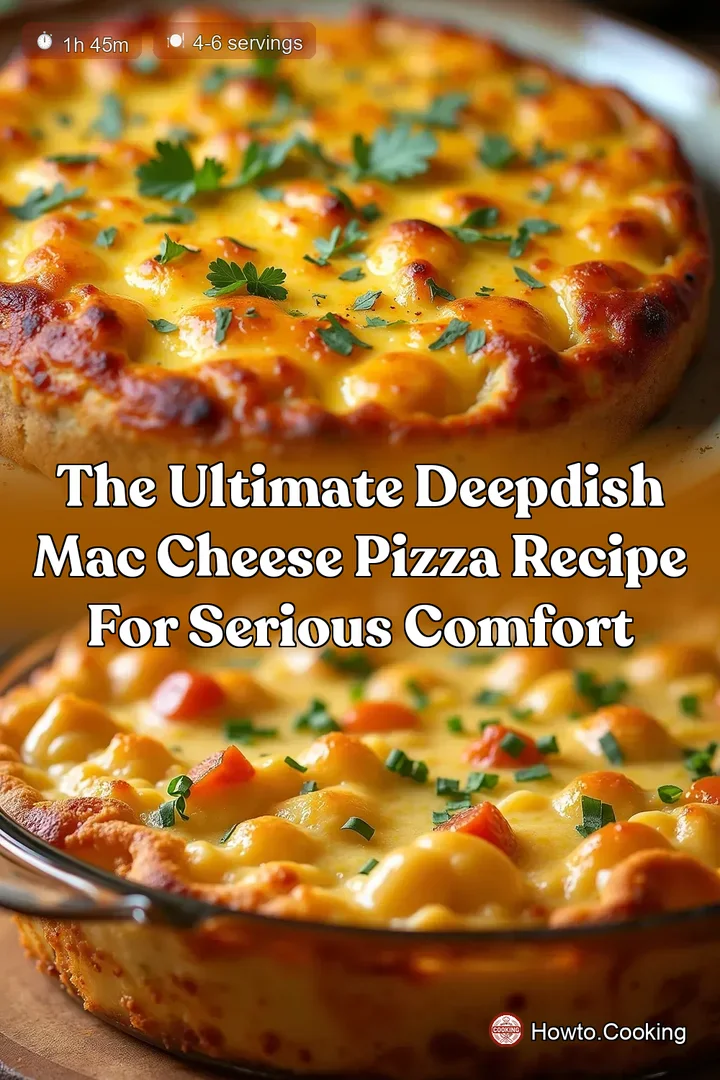 The Ultimate DeepDish Mac Cheese Pizza Recipe for Serious Comfort