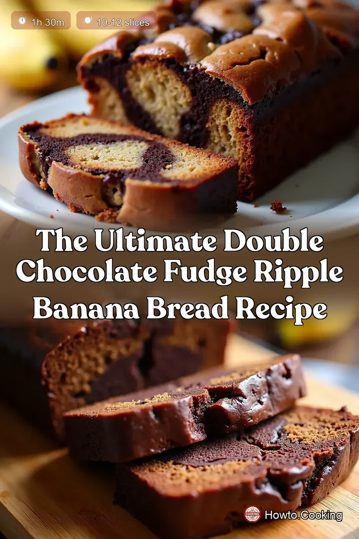 The Ultimate Double Chocolate Fudge Ripple Banana Bread Recipe