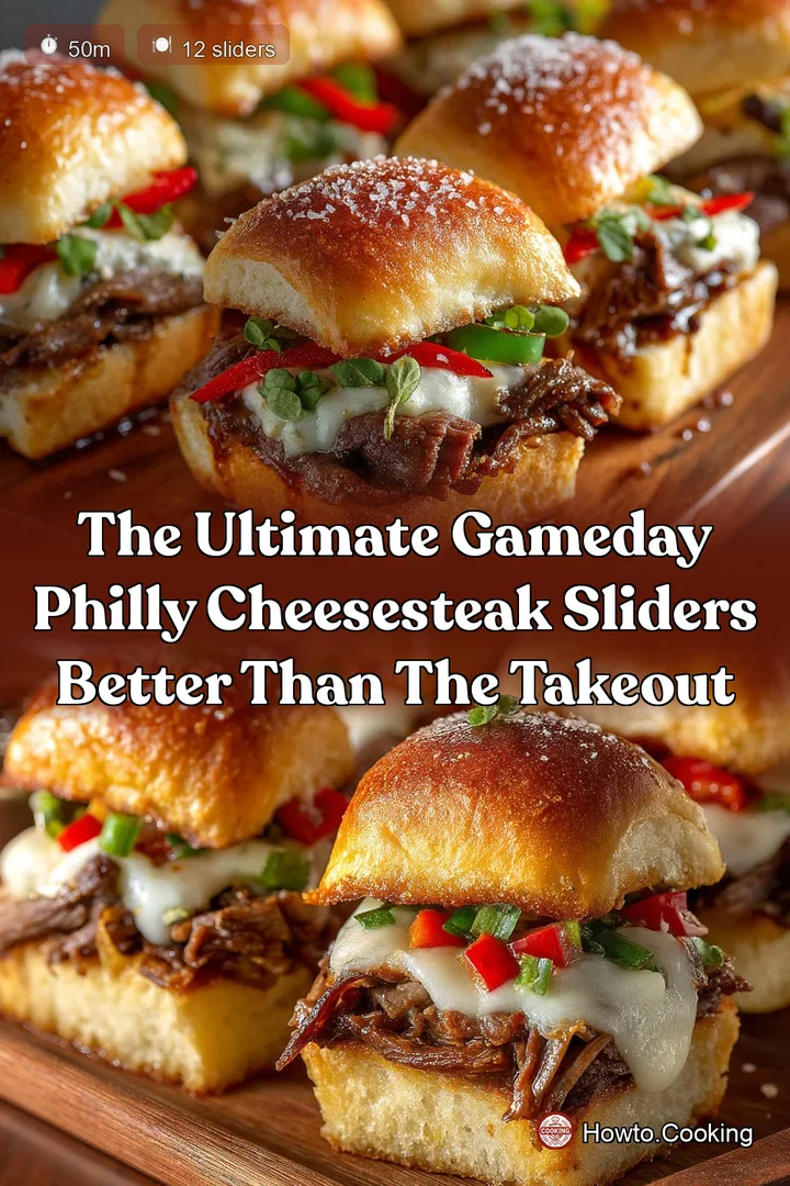 The Ultimate GameDay Philly Cheesesteak Sliders Better Than the Takeout