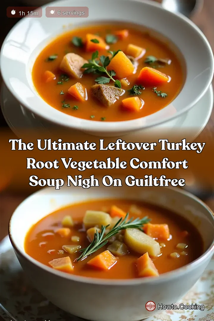 The Ultimate Leftover Turkey Root Vegetable Comfort Soup Nigh on GuiltFree