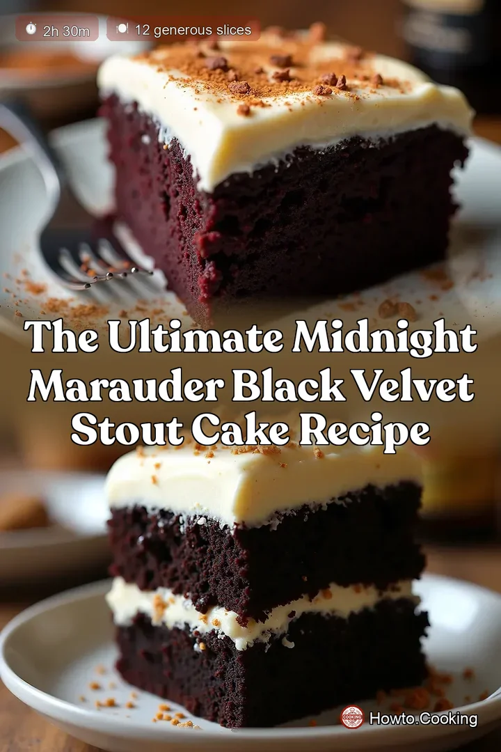 The Ultimate Midnight Marauder Black Velvet Stout Cake Recipe