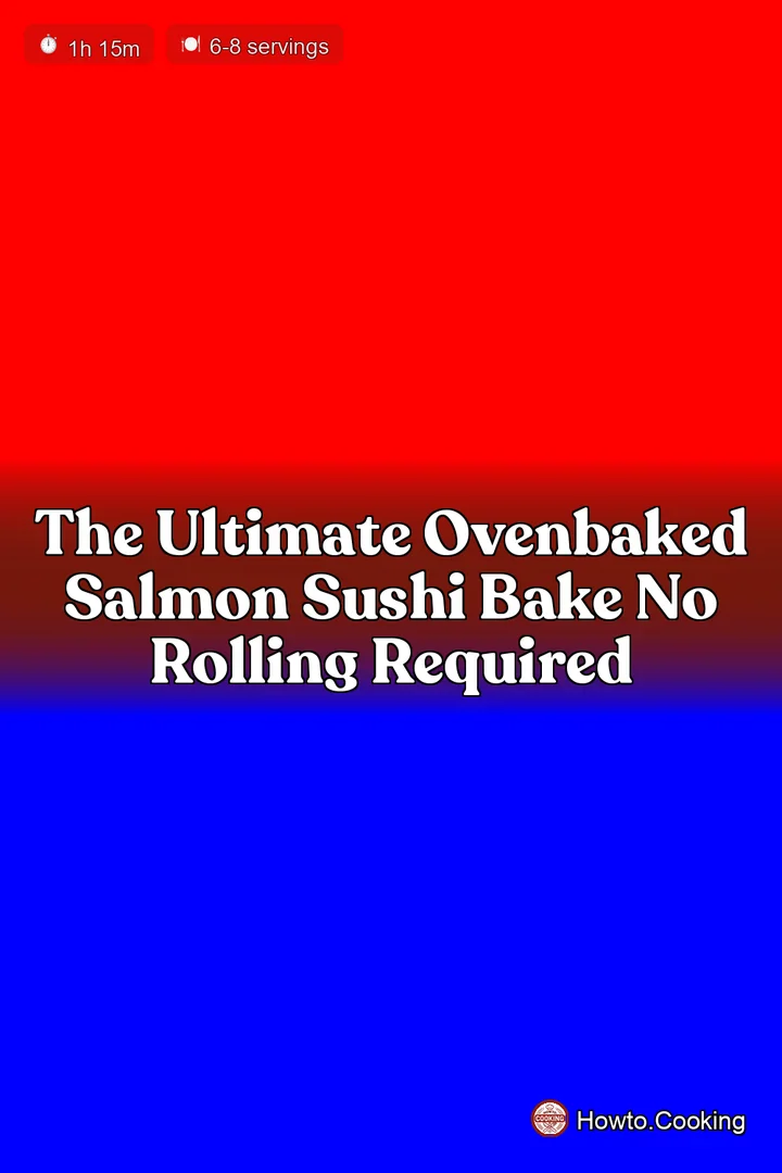 The Ultimate OvenBaked Salmon Sushi Bake No Rolling Required