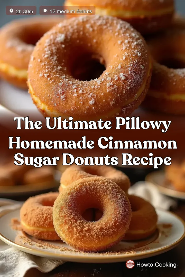 The Ultimate Pillowy Homemade Cinnamon Sugar Donuts Recipe