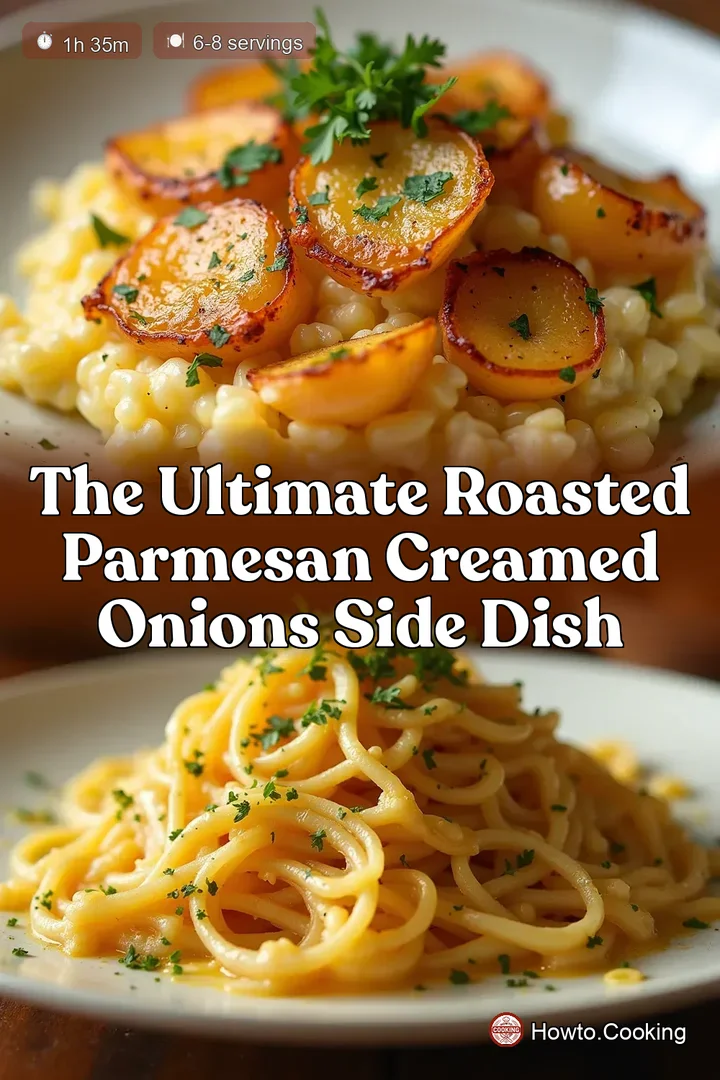 The Ultimate Roasted Parmesan Creamed Onions Side Dish