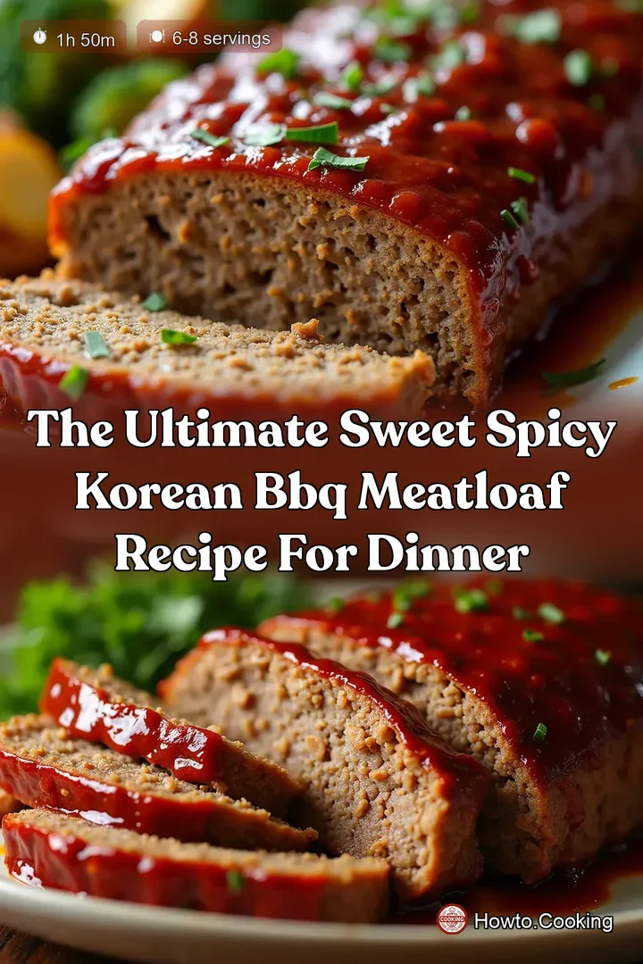 The Ultimate Sweet Spicy Korean BBQ Meatloaf Recipe for Dinner