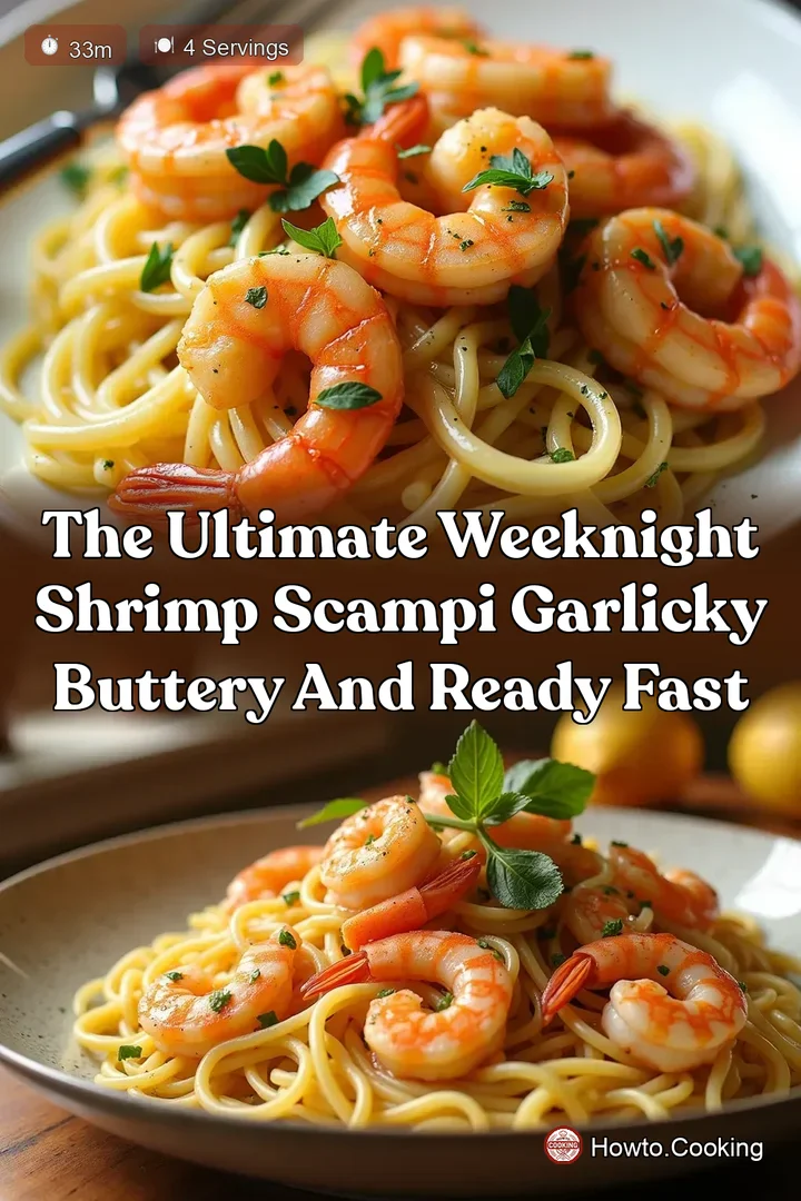 The Ultimate Weeknight Shrimp Scampi Garlicky Buttery and Ready Fast