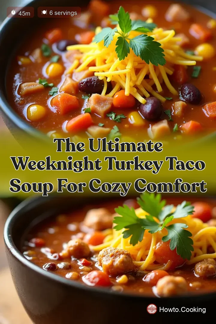 The Ultimate Weeknight Turkey Taco Soup for Cozy Comfort