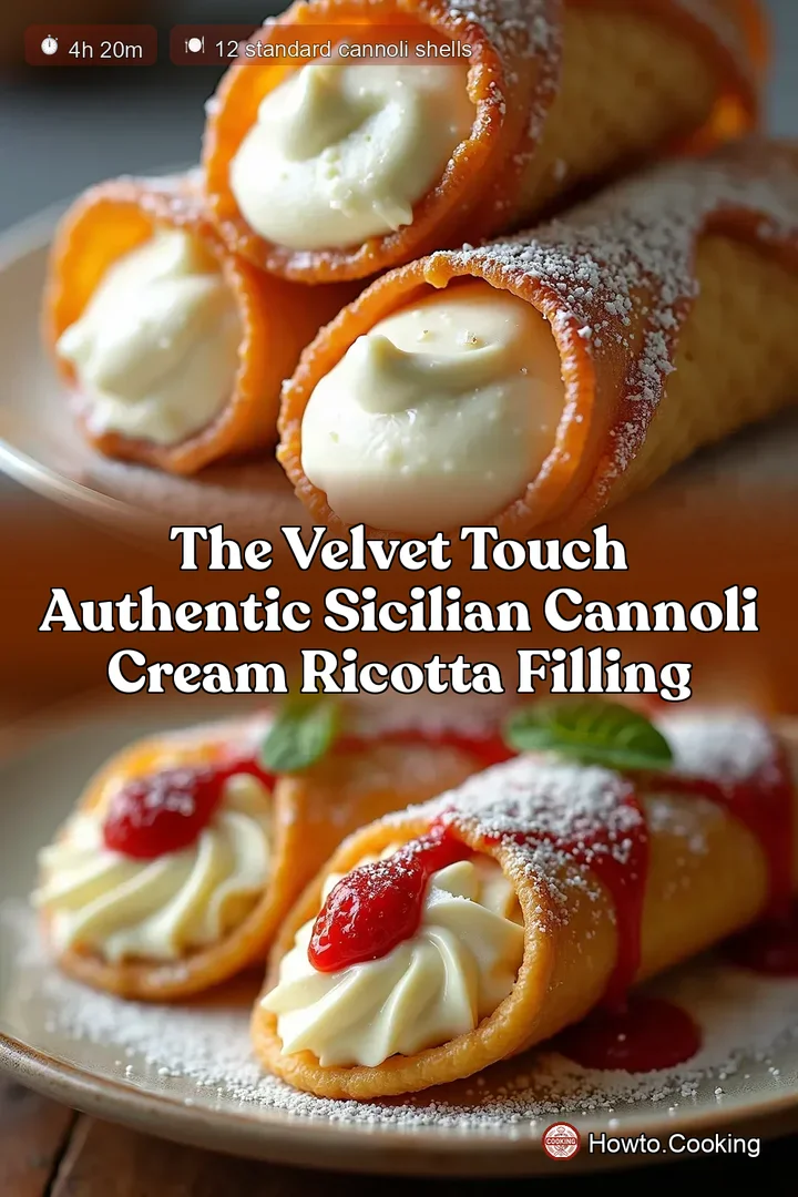 The Velvet Touch Authentic Sicilian Cannoli Cream Ricotta Filling