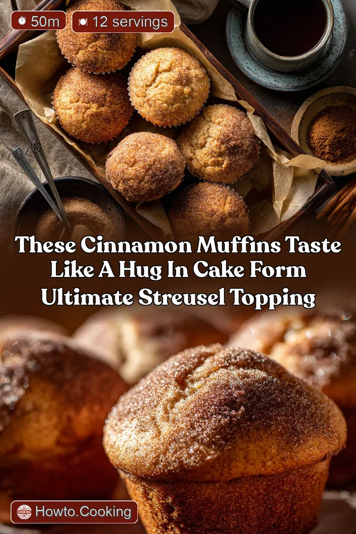 These Cinnamon Muffins Taste Like a Hug in Cake Form Ultimate Streusel Topping