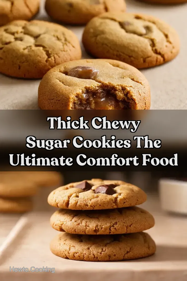 Thick Chewy Sugar Cookies The ULTIMATE Comfort Food : PIN FOR LATER Thick Chewy Sugar Cookies The ULTIMATE Comfort Food