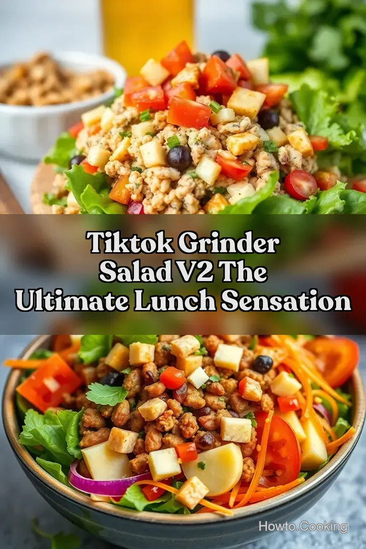 TikTok Grinder Salad V2 The Ultimate Lunch Sensation