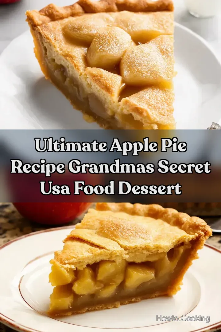 Ultimate Apple Pie Recipe Grandmas Secret USA Food Dessert