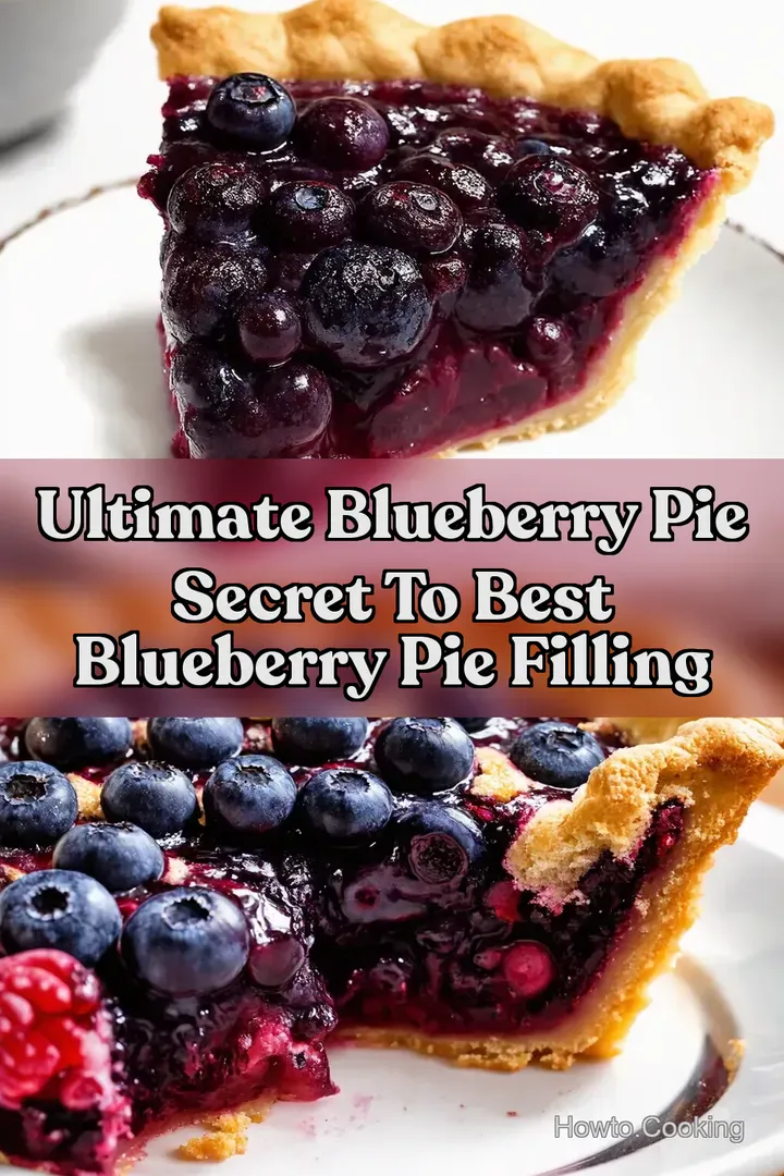 Ultimate Blueberry Pie Secret to Best Blueberry Pie Filling