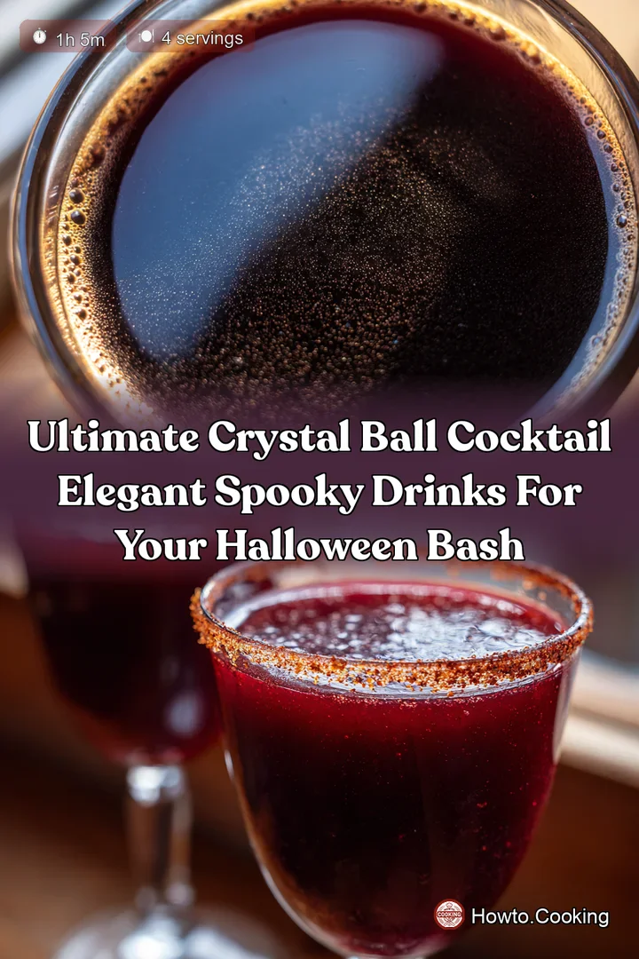 Ultimate Crystal Ball Cocktail Elegant Spooky Drinks for Your Halloween Bash