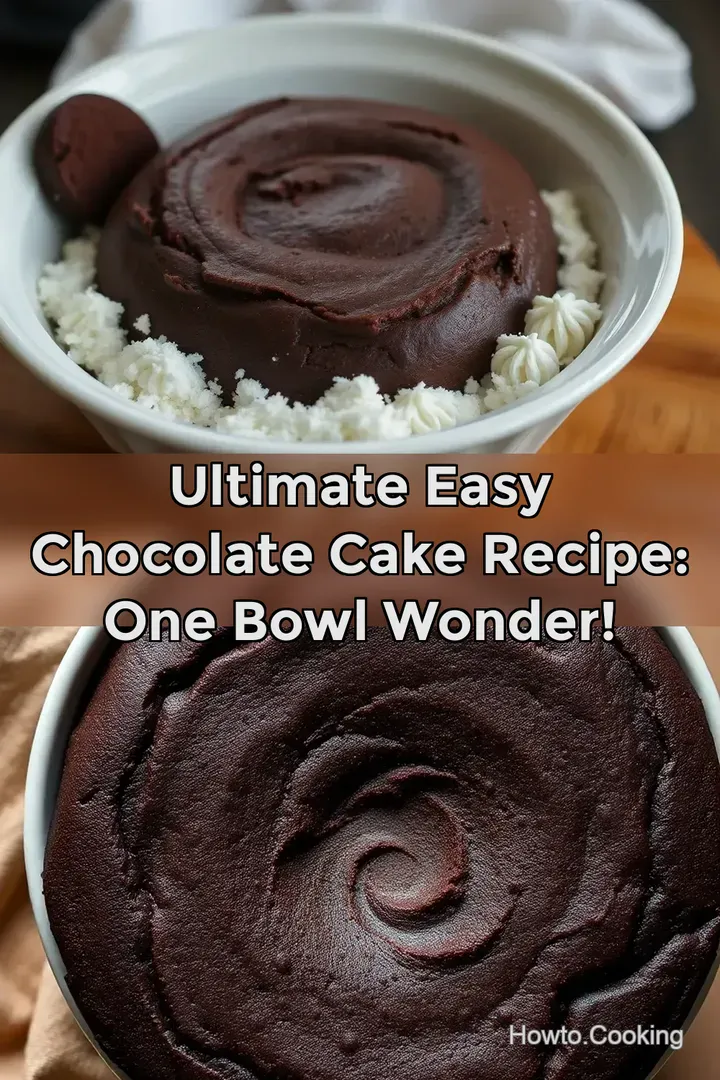 Ultimate Easy Chocolate Cake Recipe: One Bowl Wonder!