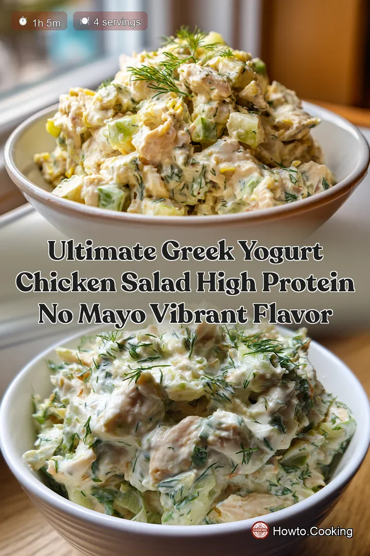Ultimate Greek Yogurt Chicken Salad High Protein No Mayo Vibrant Flavor