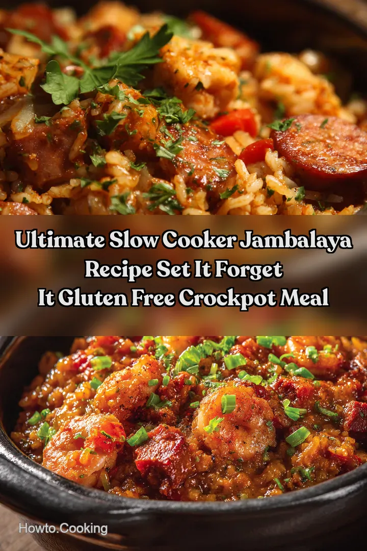 Ultimate Slow Cooker Jambalaya Recipe Set It Forget It Gluten Free Crockpot Meal