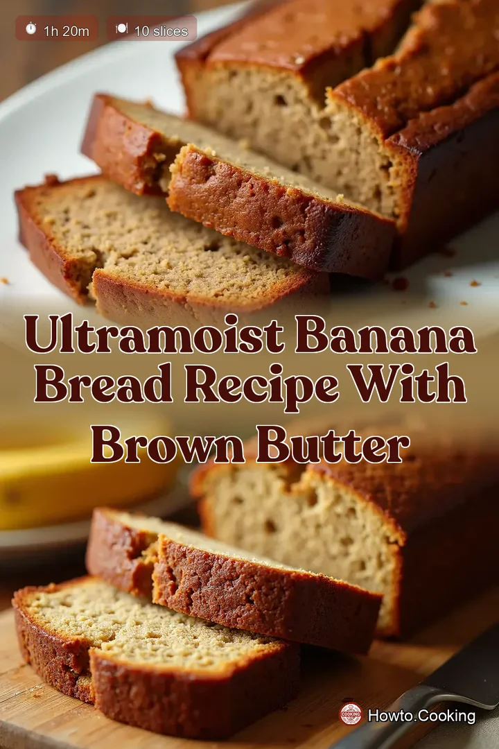 UltraMoist Banana Bread Recipe with Brown Butter