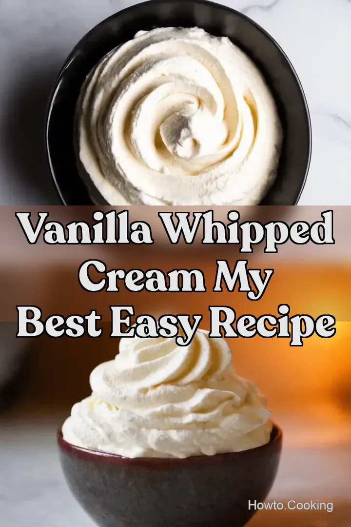 Vanilla Whipped Cream My Best Easy Recipe