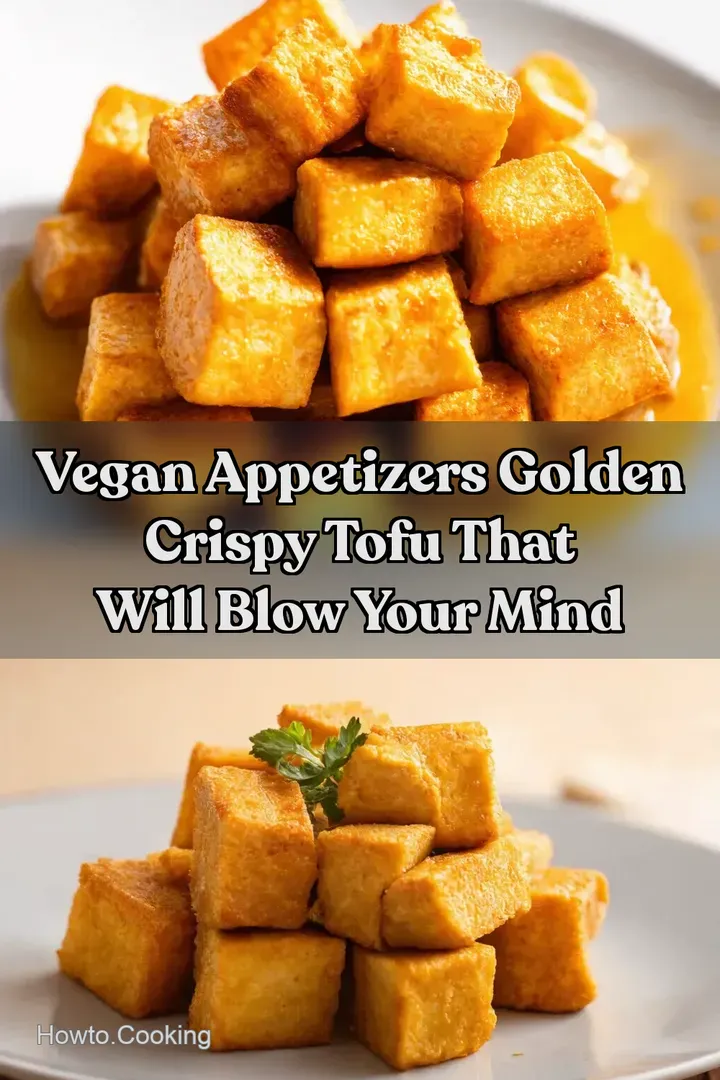 Vegan Appetizers Golden Crispy Tofu That Will Blow Your Mind