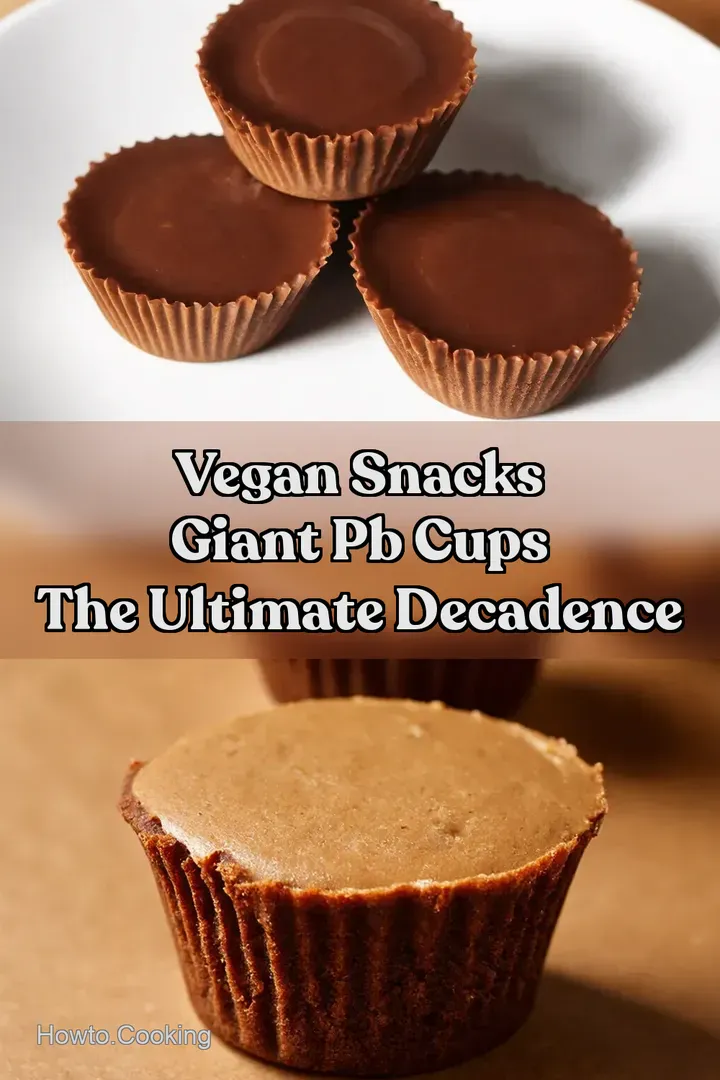 Vegan Snacks Giant PB Cups The Ultimate Decadence