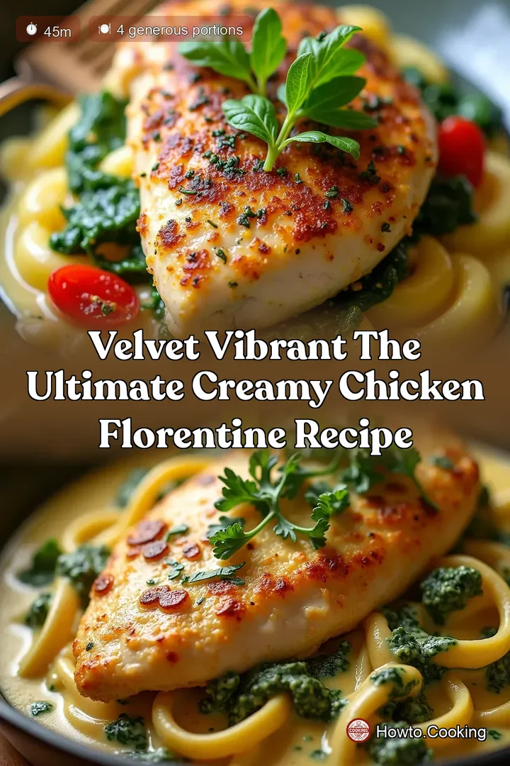 Velvet Vibrant The Ultimate Creamy Chicken Florentine Recipe