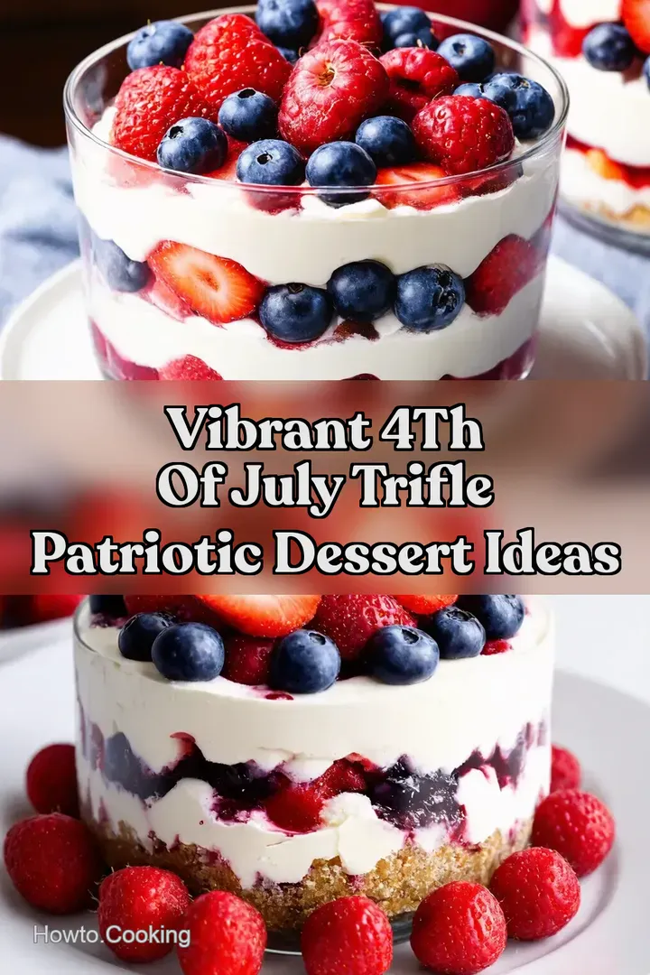 Vibrant 4th Of July Trifle Patriotic Dessert Ideas : PIN FOR LATER Vibrant 4th Of July Trifle Patriotic Dessert Ideas