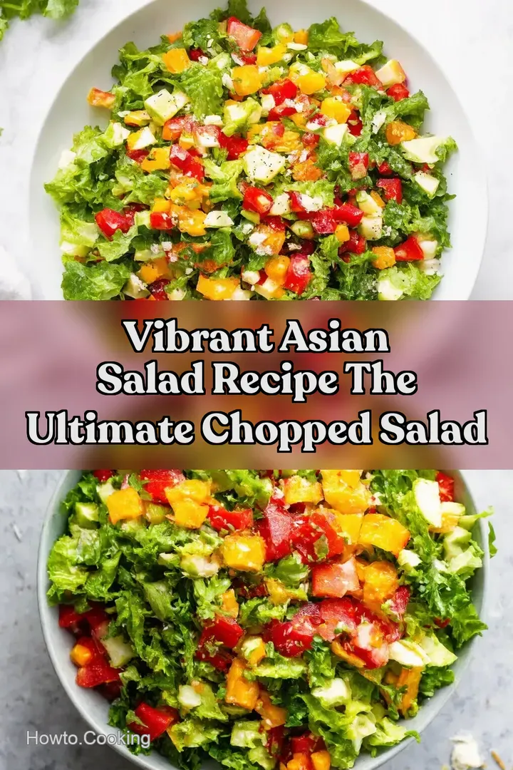 Vibrant Asian Salad Recipe The Ultimate Chopped Salad