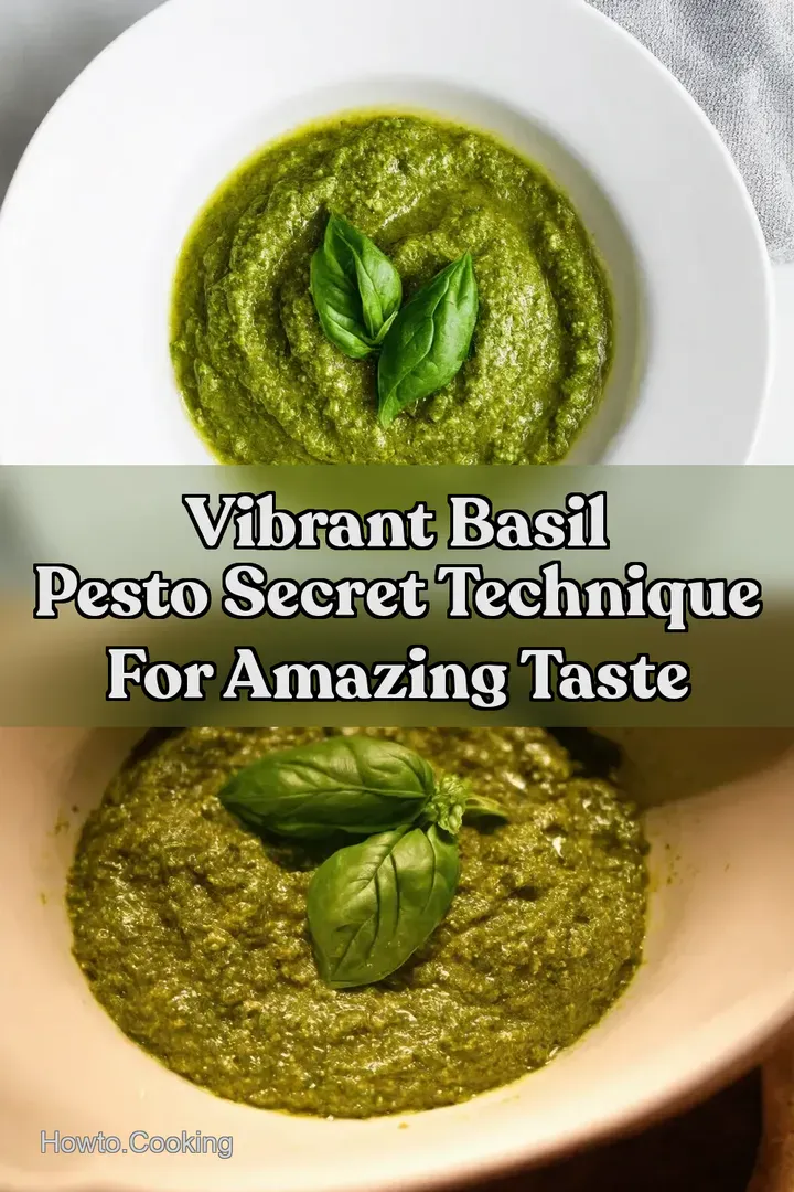 Vibrant Basil Pesto Secret Technique For Amazing Taste : PIN FOR LATER Vibrant Basil Pesto Secret Technique For Amazing Taste
