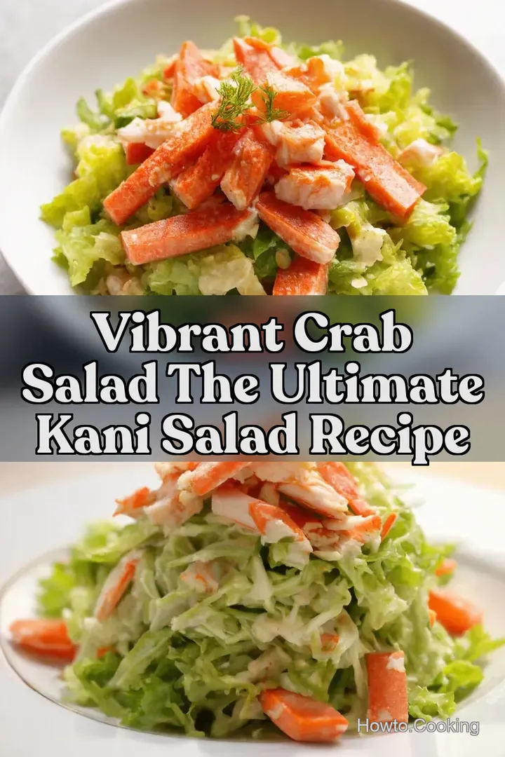 Vibrant Crab Salad The Ultimate Kani Salad Recipe