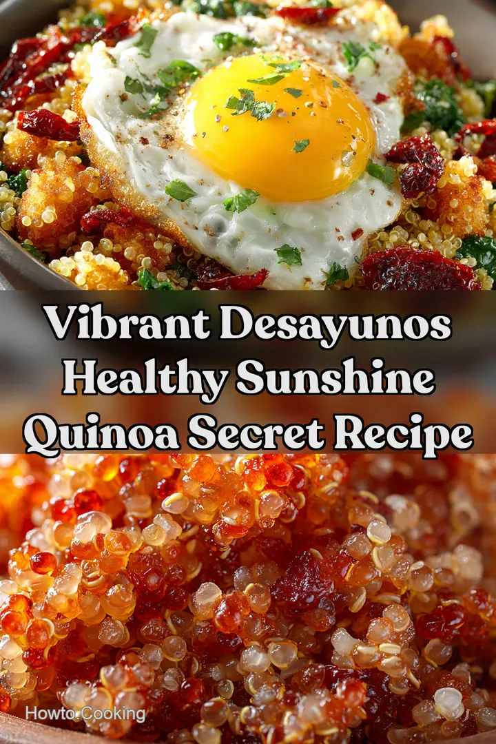 Vibrant Desayunos Healthy Sunshine Quinoa Secret Recipe