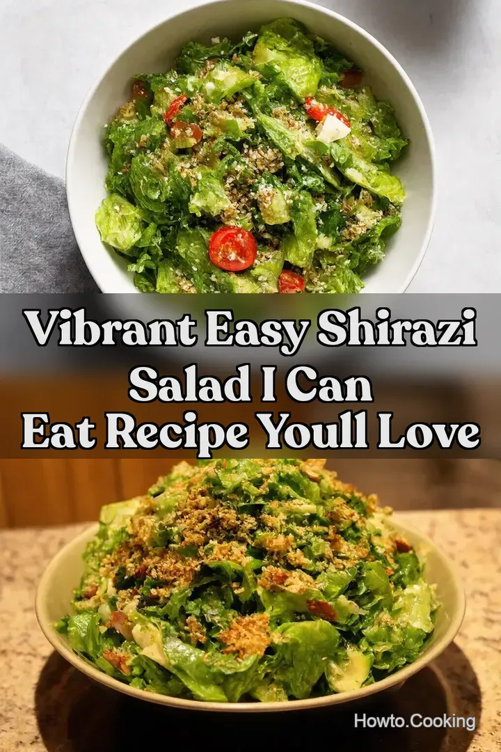 Vibrant Easy Shirazi Salad I can eat Recipe Youll Love