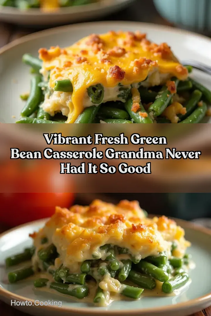 Vibrant Fresh Green Bean Casserole Grandma Never Had It So Good