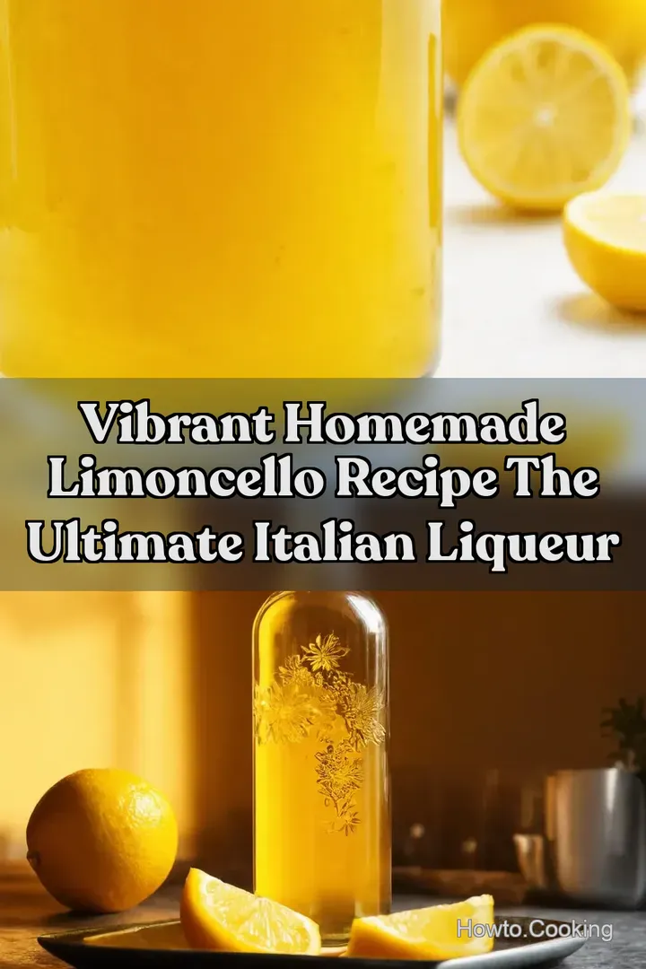 Vibrant Homemade Limoncello Recipe The Ultimate Italian Liqueur