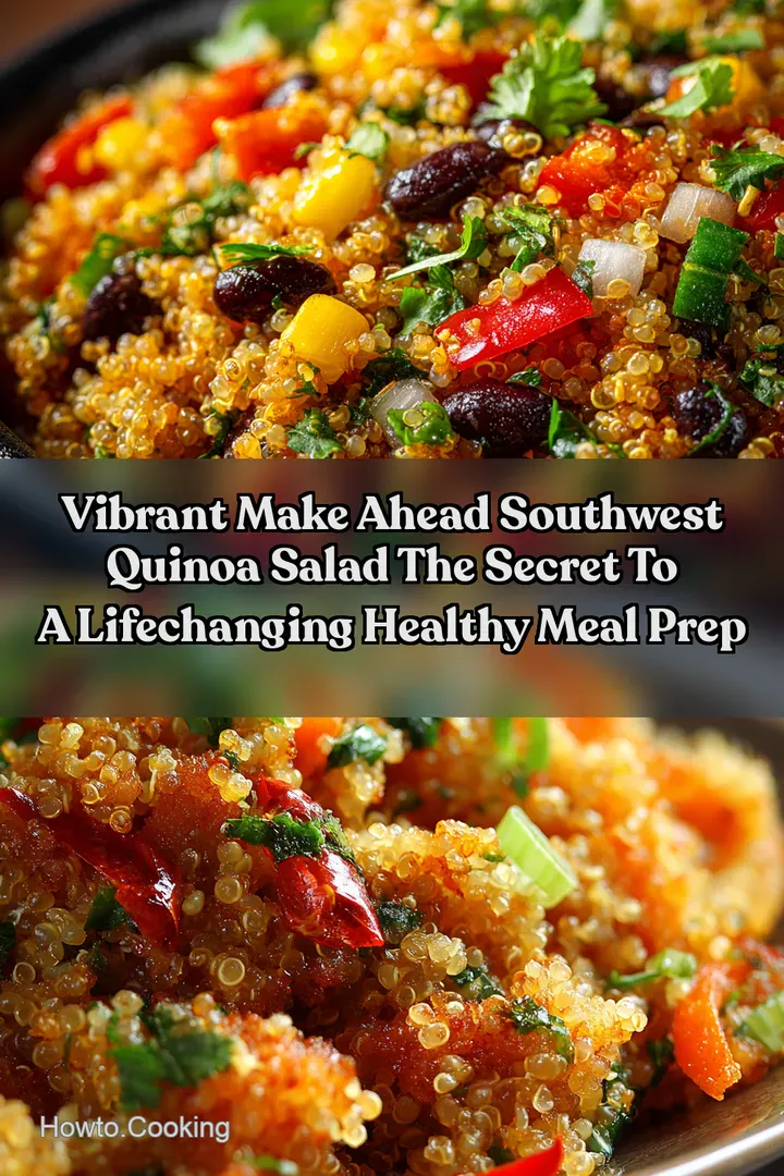 Vibrant Make Ahead Southwest Quinoa Salad The Secret To A LifeChanging Healthy Meal Prep