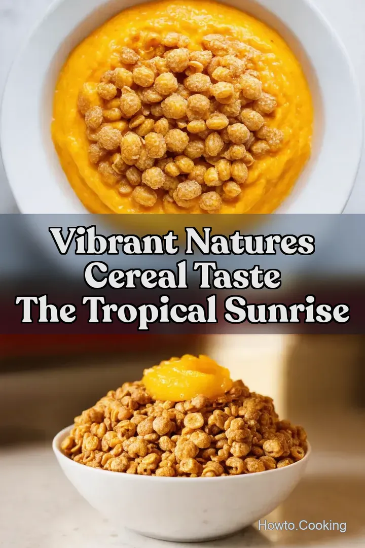 Vibrant Natures Cereal Taste the Tropical Sunrise