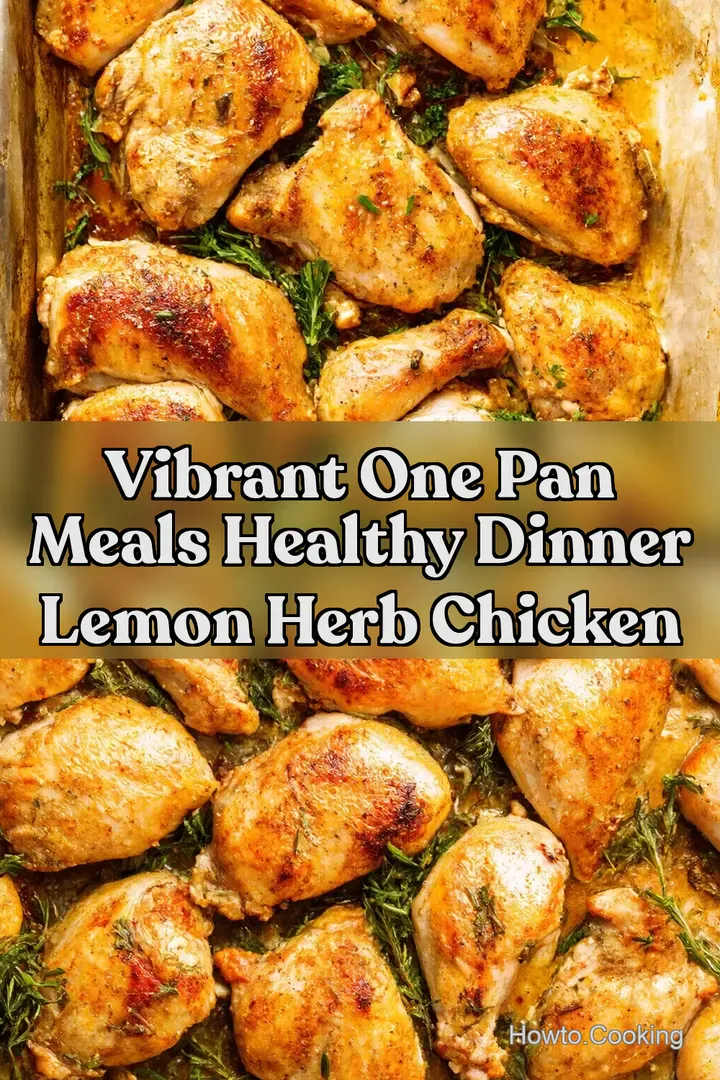 Vibrant One Pan Meals Healthy Dinner Lemon Herb Chicken
