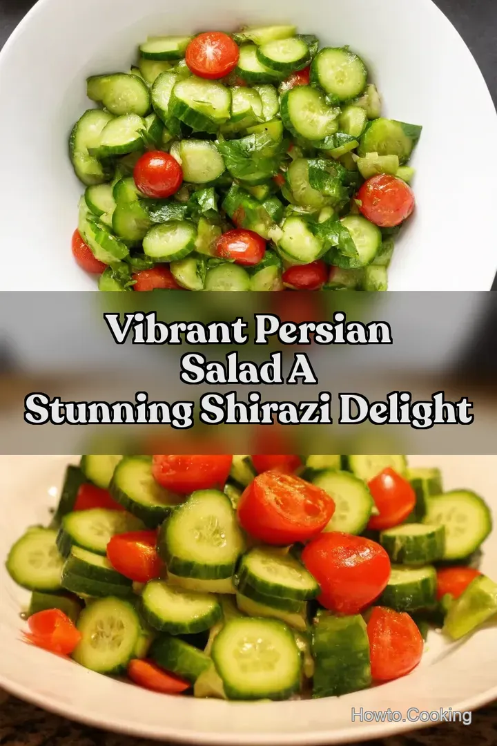 Vibrant Persian Salad A Stunning Shirazi Delight